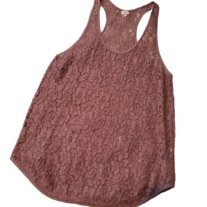 Wilfred Lace Racerback Tank Top sz S - Like New